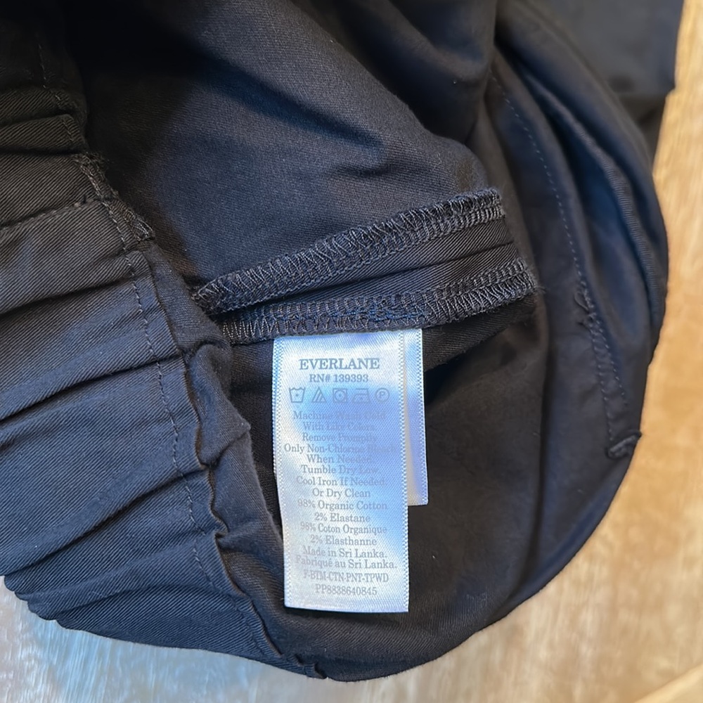 Everlane NWOT The Easy Pant Black Size 14 - Picture 6 of 13